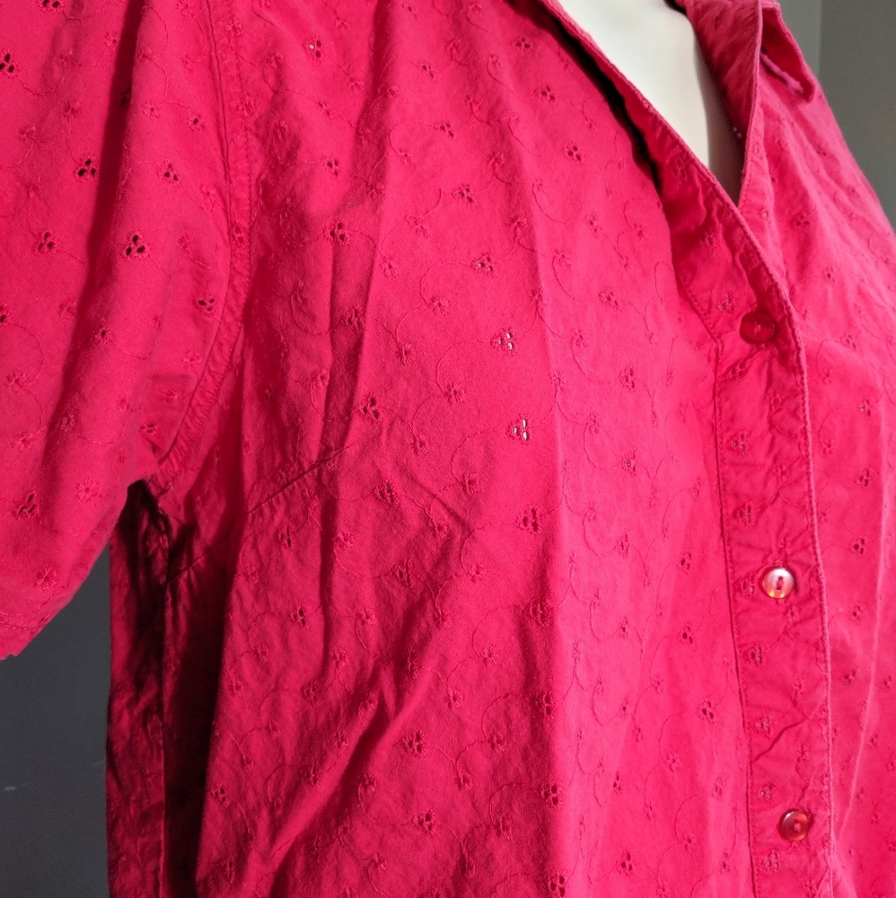 White Stag Button Down Blouse 16w - image 4